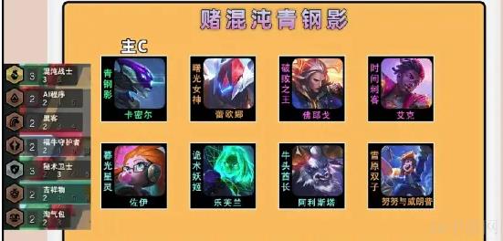 金铲铲之战混沌青钢影阵容攻略