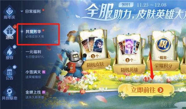 王者荣耀共赏芳华可以换哪些皮肤
