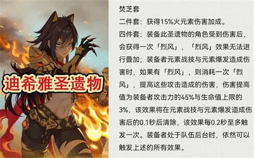 原神迪希雅适合什么圣遗物-原神迪希雅圣遗物武器推荐