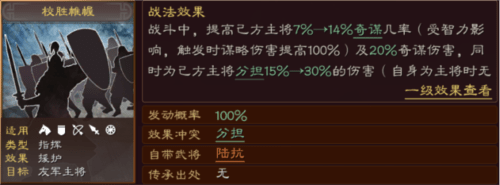 三国志战略版陆抗有用吗-最强最佳搭配2023