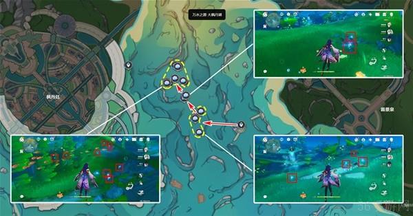 原神4.7版海露花采集路线