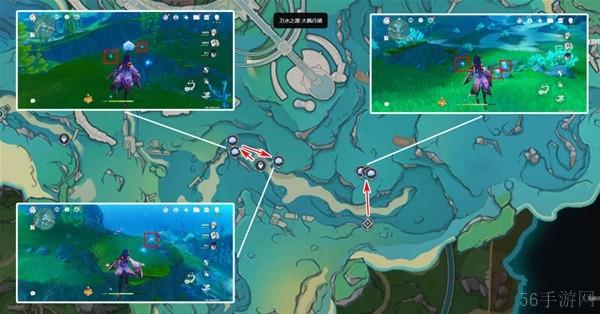 原神4.7版海露花采集路线