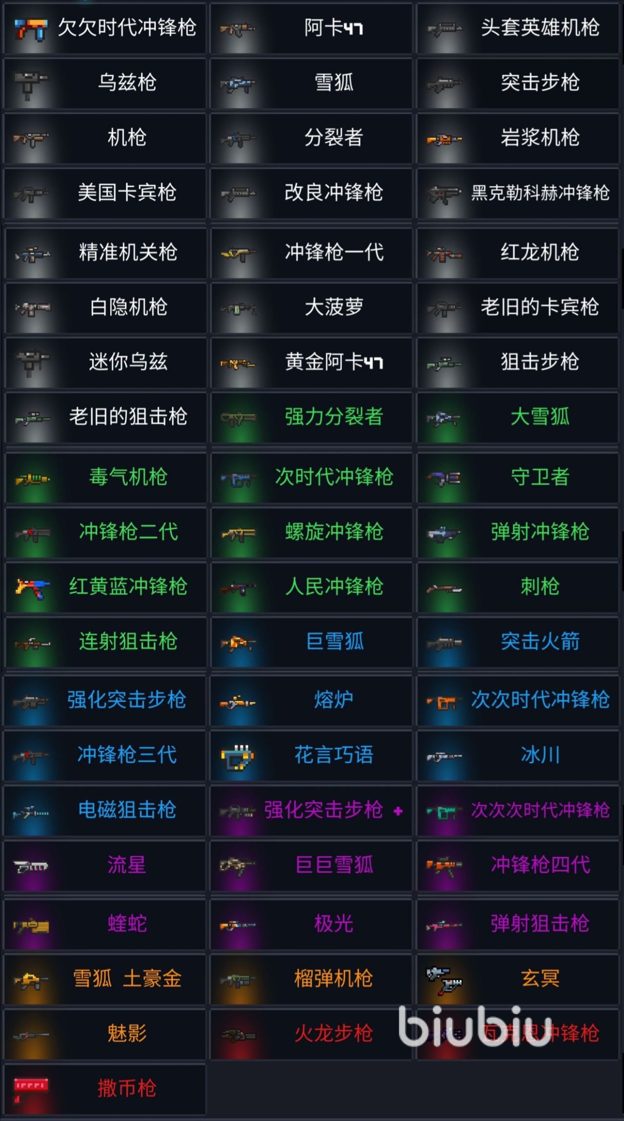 元气骑士融合武器表大全 融合武器图鉴汇总