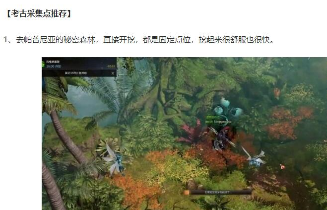 命运方舟考古采集点推荐