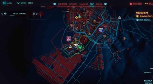 2077往日之影犯罪活动升级位置