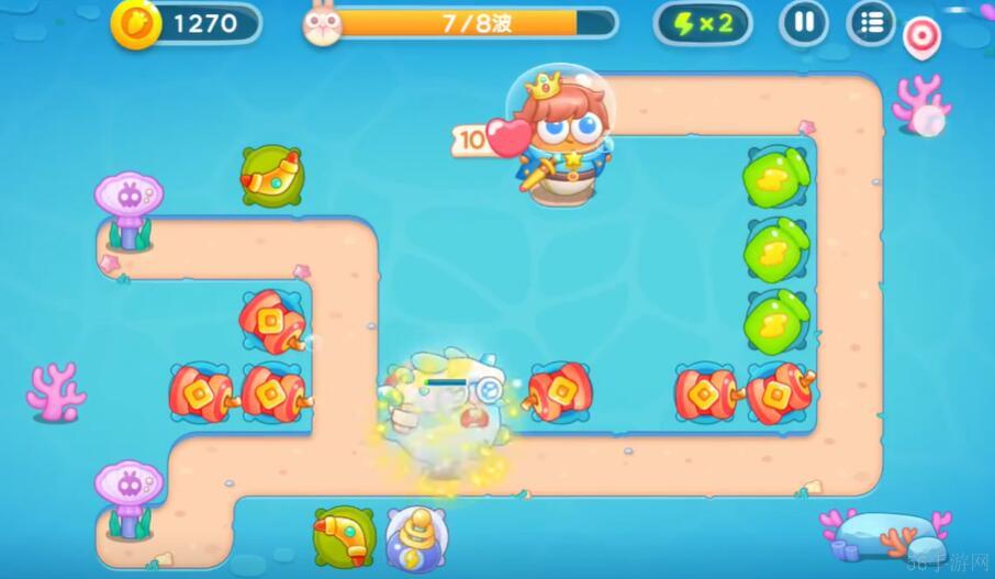 保卫萝卜4海的闺女第6关攻略