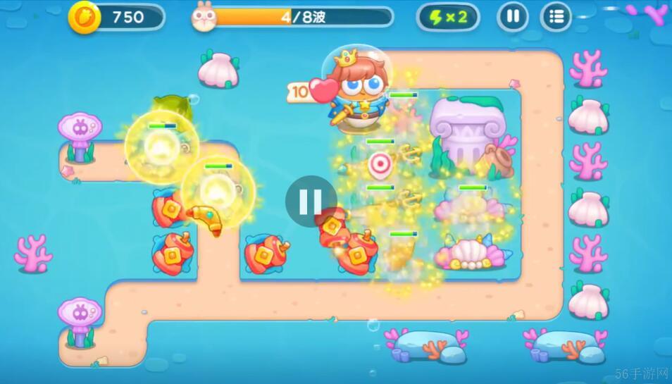 保卫萝卜4海的闺女第6关攻略