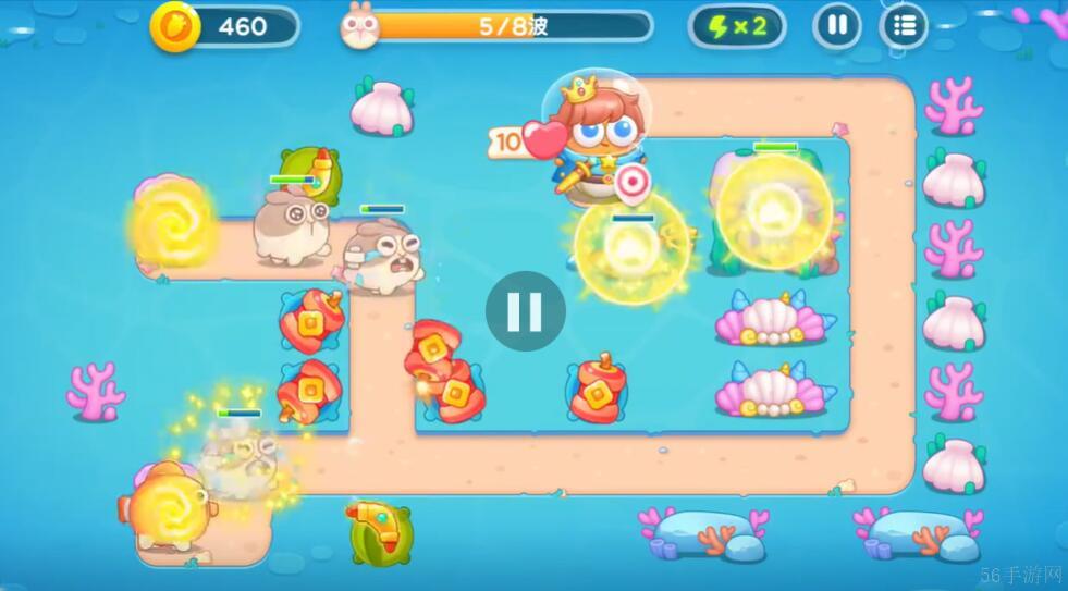 保卫萝卜4海的闺女第6关攻略