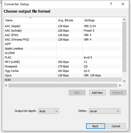 foobar2000怎么转换音乐格式