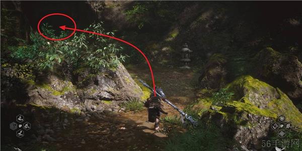 黑神话悟空黑风山打坐蒲团位置