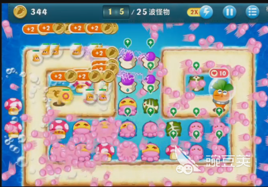 保卫萝卜深海10攻略图解，对称布置塔防是防护关键点！