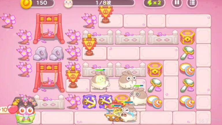 保卫萝卜4秋妃传第106关攻略