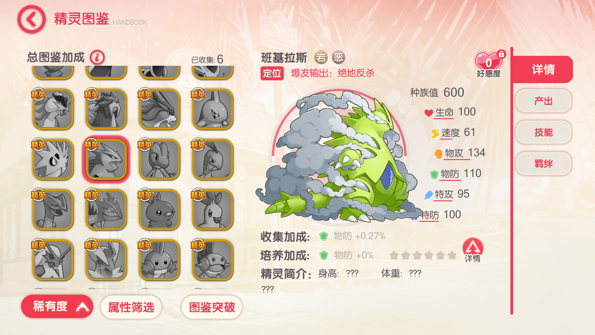 口袋觉醒班吉拉斯分析介绍