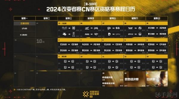 无畏契约2024cn赛区改变者资格赛首轮赛程一览