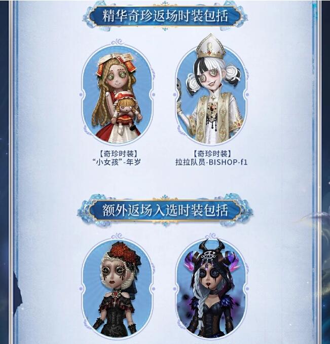 第五人格3月27日时装返场投票