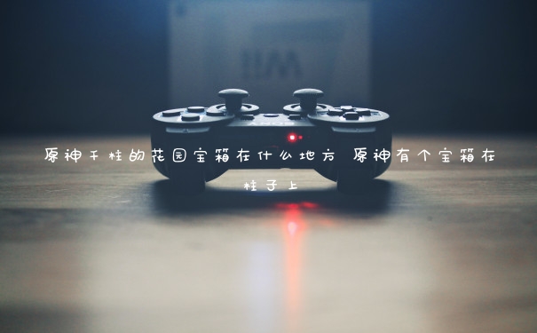 原神千柱的花园宝箱在什么地方 原神有个宝箱在柱子上