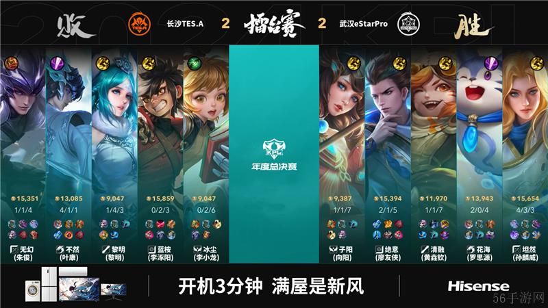 2024KPL年度总决赛武汉eStarPro对决长沙TES.A 以3比2拿下胜利