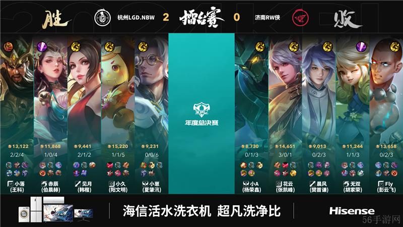 2024KPL年度总决赛济南RW侠对决杭州LGD.NBW 以3比2拿下胜利