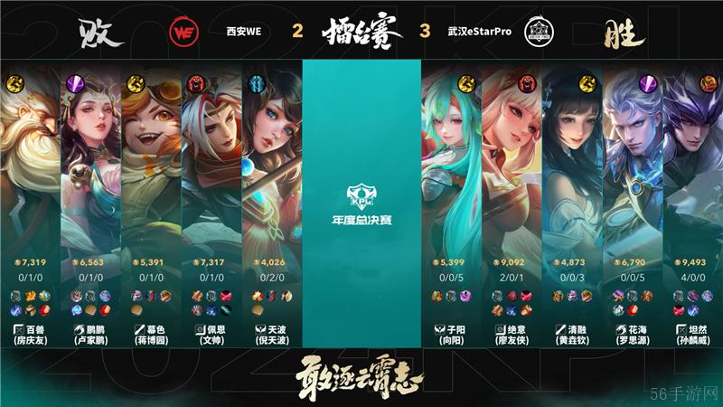 2024KPL年度总决赛武汉eStarPro对决西安WE以3比2拿下胜利