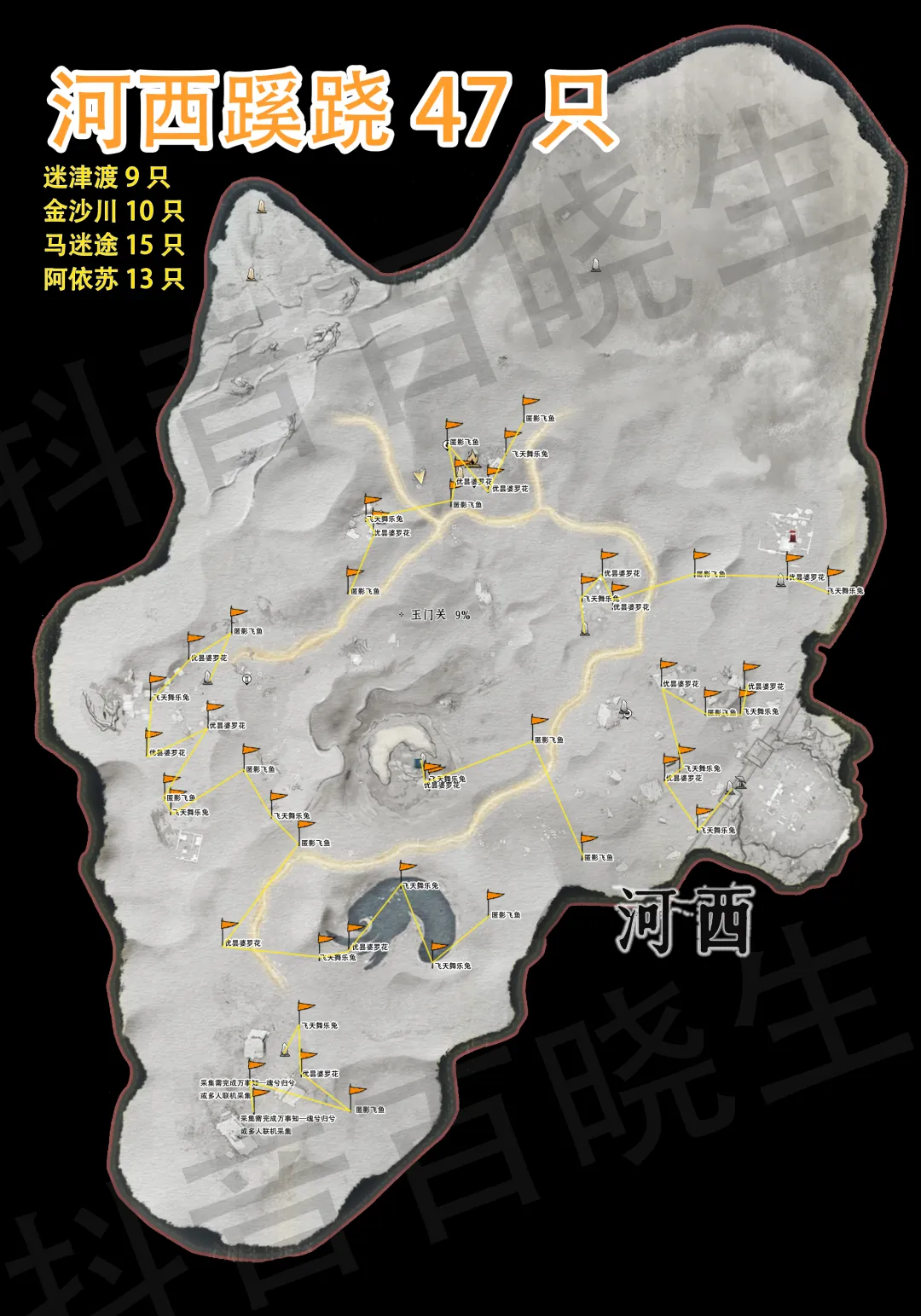 燕云十六声河西地区蹊跷和宝箱怎么收集