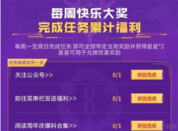 cf手游每周快乐大奖怎么玩