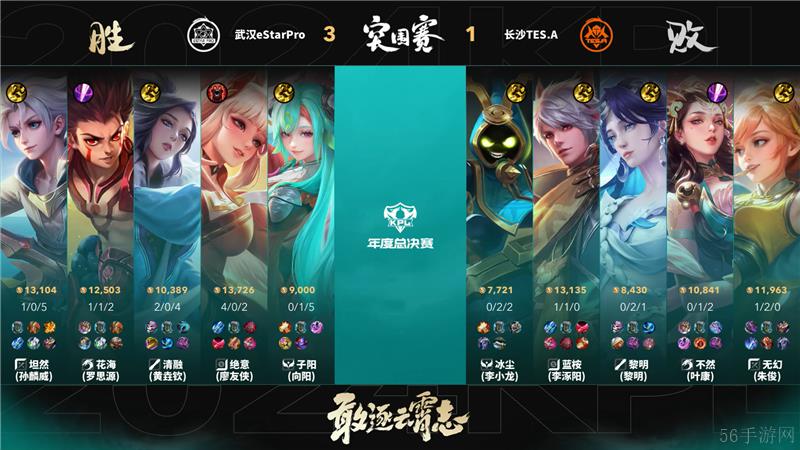 2024KPL年度总决赛10月24日赛事 武汉eStarPro对决长沙TES.A以4比1取胜
