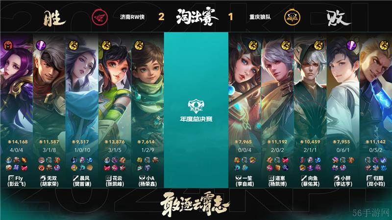 2024KPL年度总决赛10月29日赛事 重庆狼队对决济南RW侠以4比3取胜