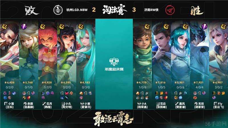2024KPL年度总决赛11月2日赛事 济南RW侠对决杭州LGD.NBW以4比3取胜