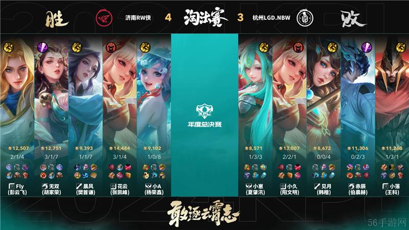2024KPL年度总决赛11月2日赛事 济南RW侠对决杭州LGD.NBW以4比3取胜