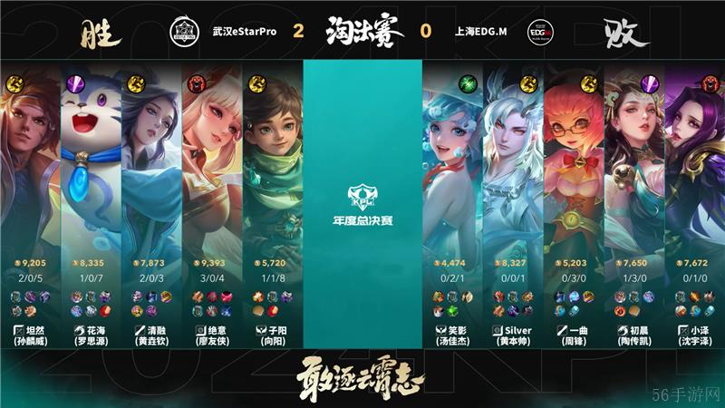 2024KPL年度总决赛11月3日赛事 武汉eStarPro对决上海EDG.M以4比0取胜