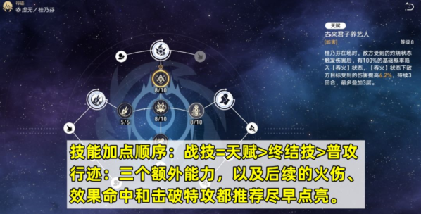 崩坏星穹铁道藿藿技能怎么加点？