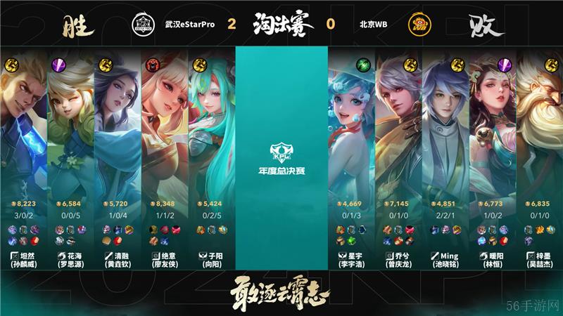 2024KPL年度总决赛11月7日赛事 武汉eStarPro对决北京WB以4比2取胜