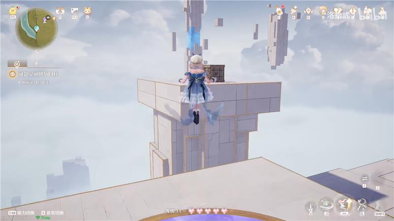 无限暖暖迷题空间滑翔训练石树传送点解密方法
