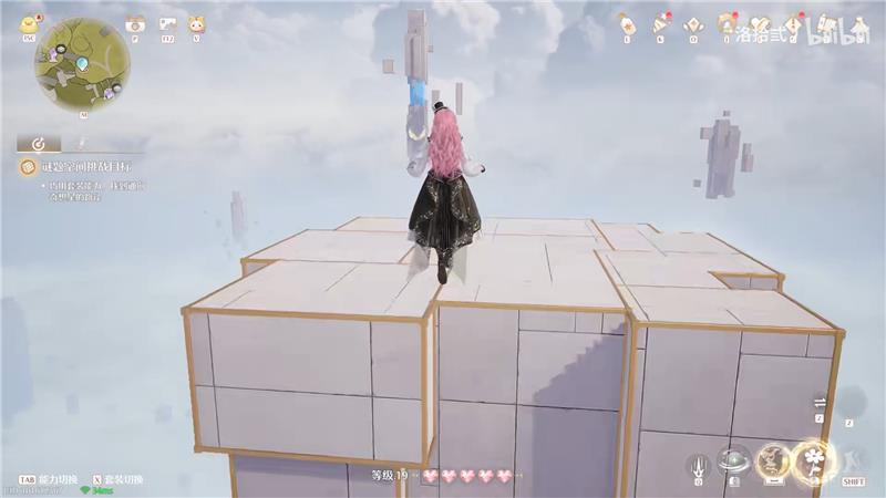 无限暖暖迷题空间石树田呜呜车站中间解密方法