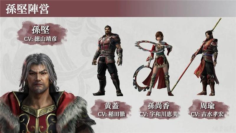 真三国无双起源孙坚阵营一览-真三国无双起源孙坚阵营有谁