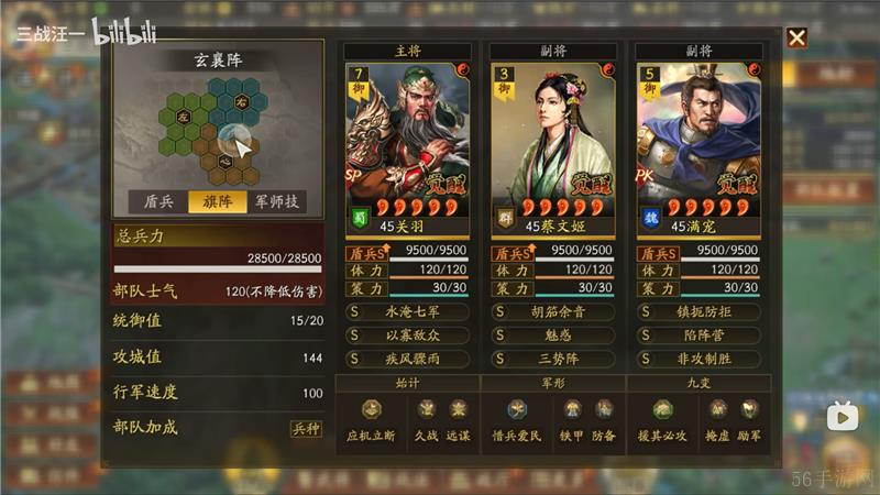 三国志战略版定军山之战阵容推荐一览
