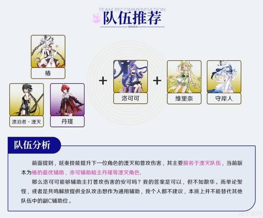 鸣潮洛可可队伍推荐一览-鸣潮洛可可配队思路是什么