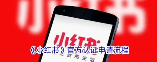 小红书官方认证申请流程