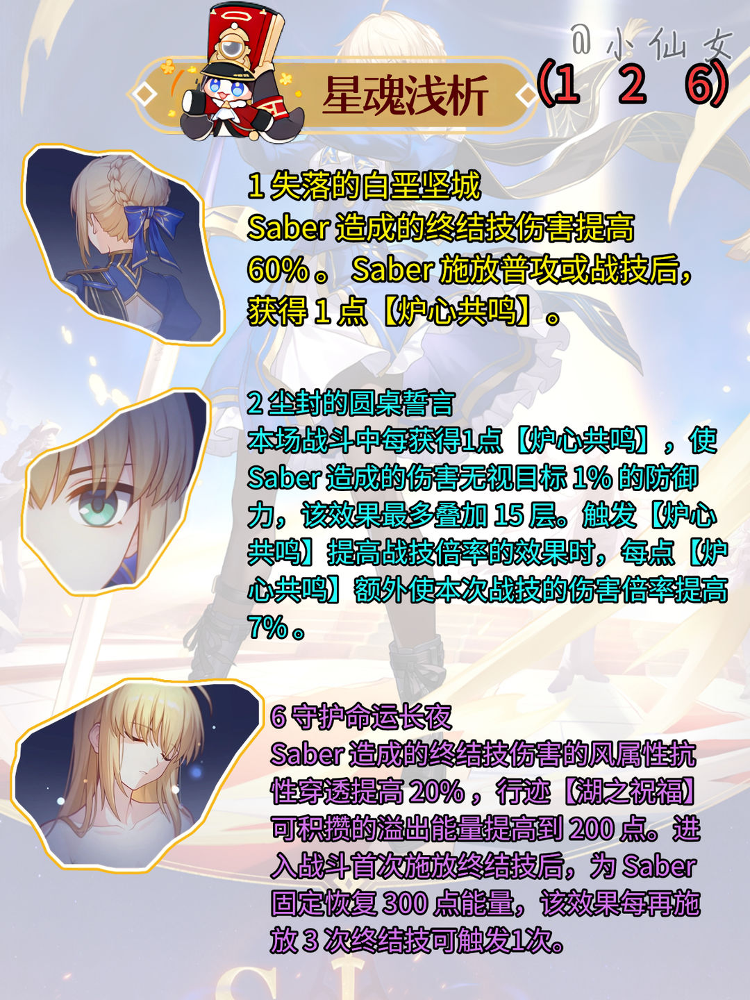崩坏星穹铁道saber角色培养攻略